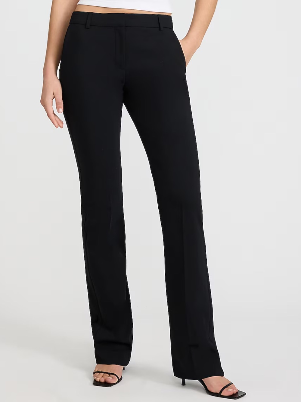 Express Boot Mid Rise Editor Pants - Picture 1 of 5